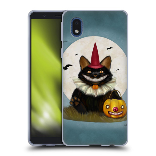 Ash Evans Black Cats 2 Halloween Cat Soft Gel Case for Samsung Galaxy A01 Core (2020)