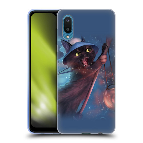 Ash Evans Black Cats 2 Magical Witch Soft Gel Case for Samsung Galaxy A02/M02 (2021)