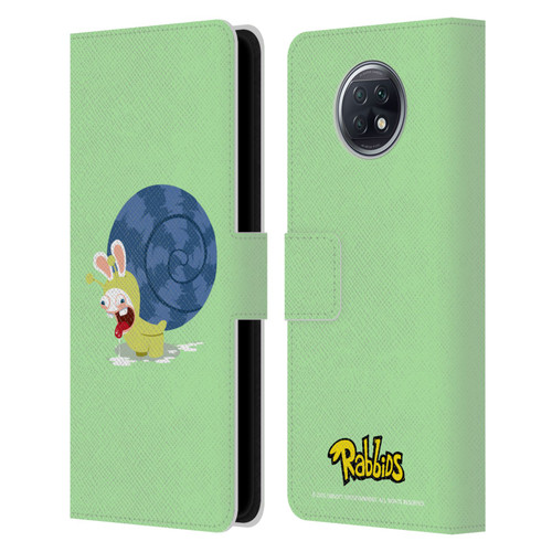 Rabbids Costumes Snail Leather Book Wallet Case Cover For Xiaomi Redmi Note 9T 5G