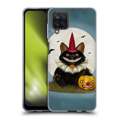 Ash Evans Black Cats 2 Halloween Cat Soft Gel Case for Samsung Galaxy A12 (2020)