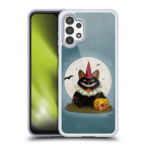 Ash Evans Black Cats 2 Halloween Cat Soft Gel Case for Samsung Galaxy A13 (2022)