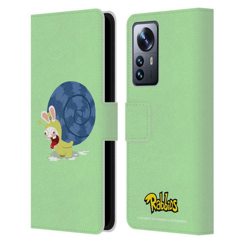 Rabbids Costumes Snail Leather Book Wallet Case Cover For Xiaomi 12 Pro