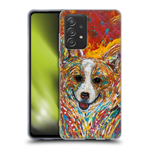 Mad Dog Art Gallery Dog 5 Corgi Soft Gel Case for Samsung Galaxy A52 / A52s / 5G (2021)