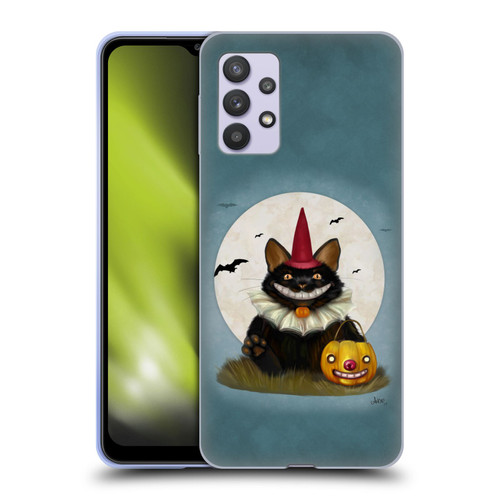 Ash Evans Black Cats 2 Halloween Cat Soft Gel Case for Samsung Galaxy A32 5G / M32 5G (2021)
