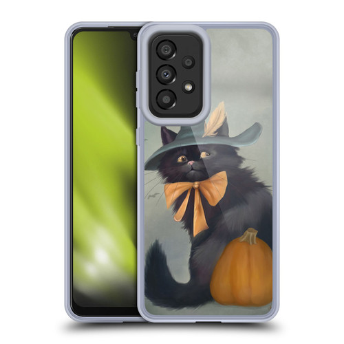 Ash Evans Black Cats 2 Halloween Pumpkin Soft Gel Case for Samsung Galaxy A33 5G (2022)