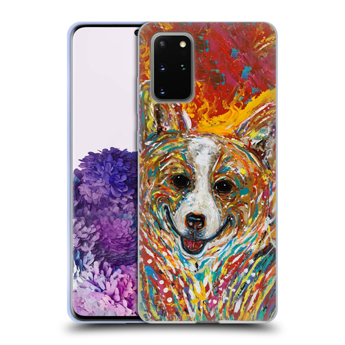 Mad Dog Art Gallery Dog 5 Corgi Soft Gel Case for Samsung Galaxy S20+ / S20+ 5G