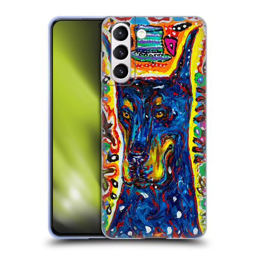 Mad Dog Art Gallery Dog 5 Doberman Soft Gel Case for Samsung Galaxy S21 5G
