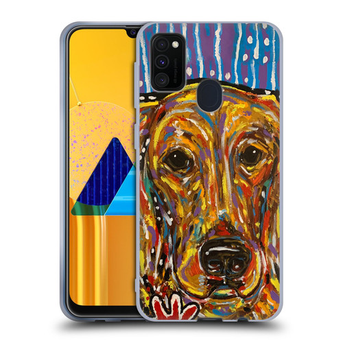 Mad Dog Art Gallery Dog 5 Golden Retriever Soft Gel Case for Samsung Galaxy M30s (2019)/M21 (2020)