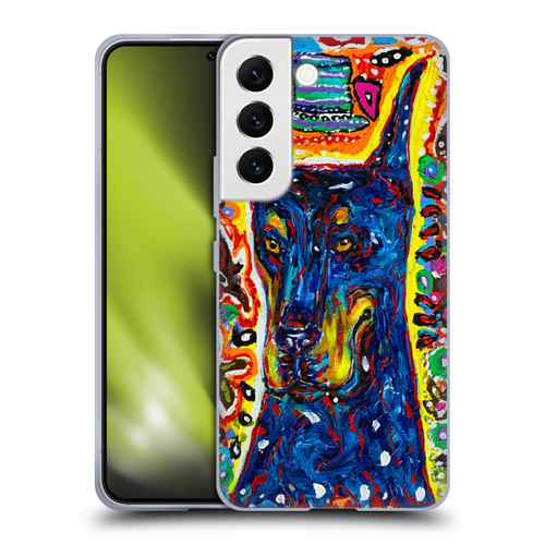 Mad Dog Art Gallery Dog 5 Doberman Soft Gel Case for Samsung Galaxy S22 5G
