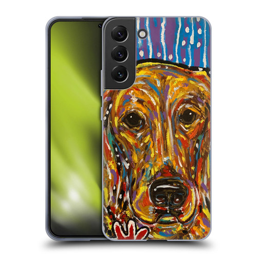 Mad Dog Art Gallery Dog 5 Golden Retriever Soft Gel Case for Samsung Galaxy S22+ 5G