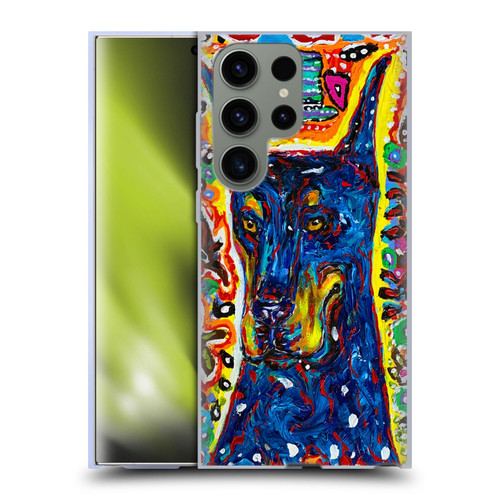 Mad Dog Art Gallery Dog 5 Doberman Soft Gel Case for Samsung Galaxy S23 Ultra 5G