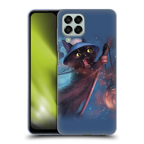 Ash Evans Black Cats 2 Magical Witch Soft Gel Case for Samsung Galaxy M33 (2022)