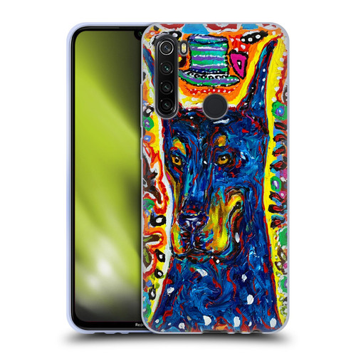 Mad Dog Art Gallery Dog 5 Doberman Soft Gel Case for Xiaomi Redmi Note 8T