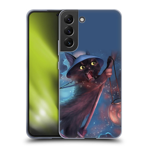 Ash Evans Black Cats 2 Magical Witch Soft Gel Case for Samsung Galaxy S22+ 5G