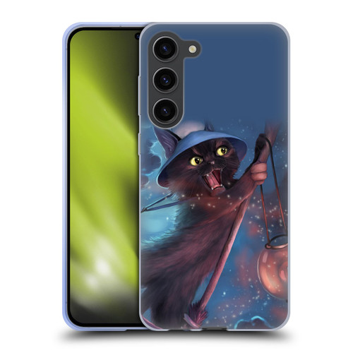 Ash Evans Black Cats 2 Magical Witch Soft Gel Case for Samsung Galaxy S23+ 5G