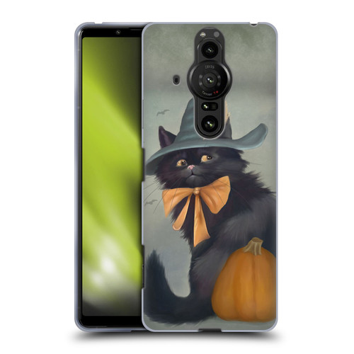 Ash Evans Black Cats 2 Halloween Pumpkin Soft Gel Case for Sony Xperia Pro-I