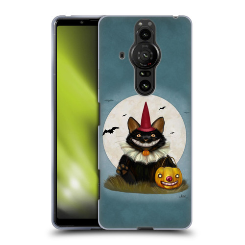 Ash Evans Black Cats 2 Halloween Cat Soft Gel Case for Sony Xperia Pro-I