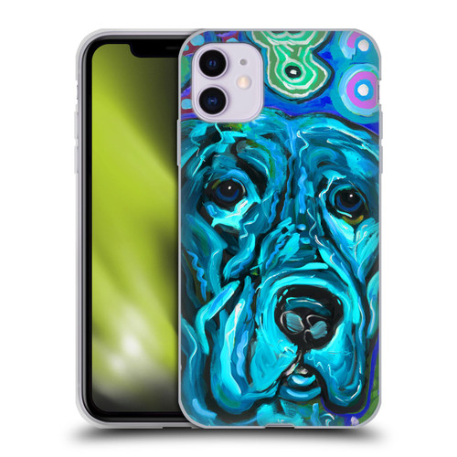 Mad Dog Art Gallery Dogs Aqua Lab Soft Gel Case for Apple iPhone 11