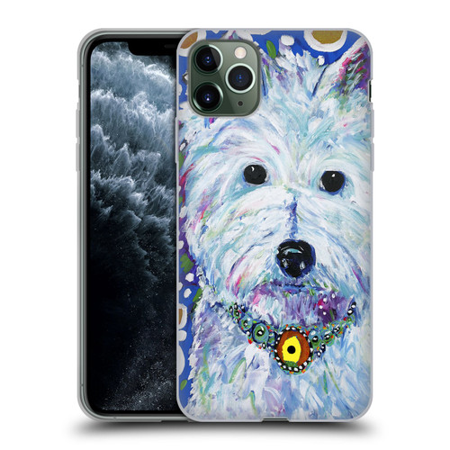 Mad Dog Art Gallery Dogs Westie Soft Gel Case for Apple iPhone 11 Pro Max