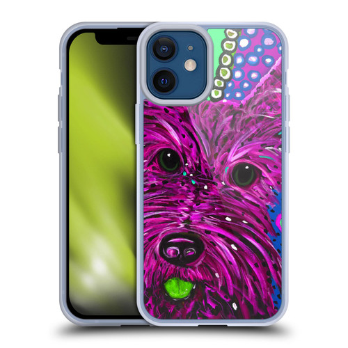 Mad Dog Art Gallery Dogs Scottie Soft Gel Case for Apple iPhone 12 Mini