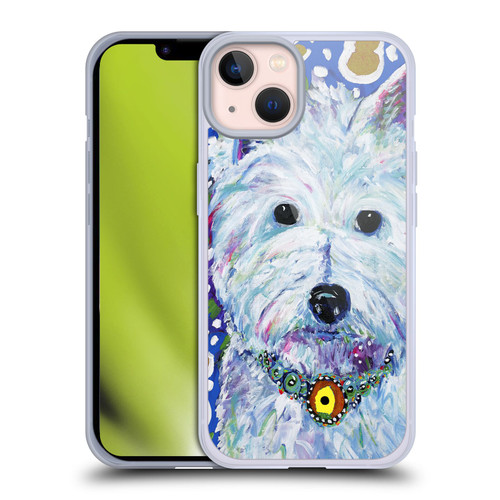 Mad Dog Art Gallery Dogs Westie Soft Gel Case for Apple iPhone 13