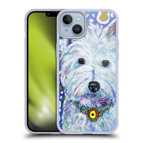 Mad Dog Art Gallery Dogs Westie Soft Gel Case for Apple iPhone 14 Plus