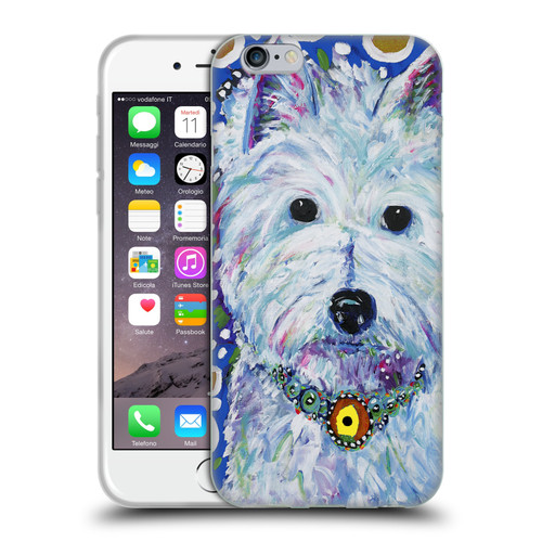 Mad Dog Art Gallery Dogs Westie Soft Gel Case for Apple iPhone 6 / iPhone 6s