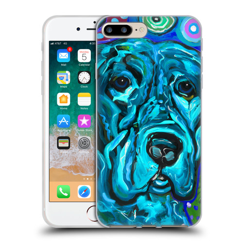 Mad Dog Art Gallery Dogs Aqua Lab Soft Gel Case for Apple iPhone 7 Plus / iPhone 8 Plus