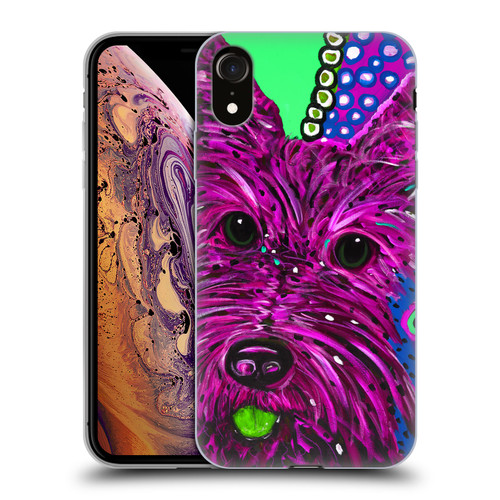 Mad Dog Art Gallery Dogs Scottie Soft Gel Case for Apple iPhone XR