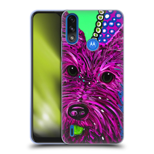 Mad Dog Art Gallery Dogs Scottie Soft Gel Case for Motorola Moto E7 Power / Moto E7i Power