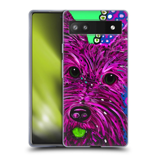 Mad Dog Art Gallery Dogs Scottie Soft Gel Case for Google Pixel 6a