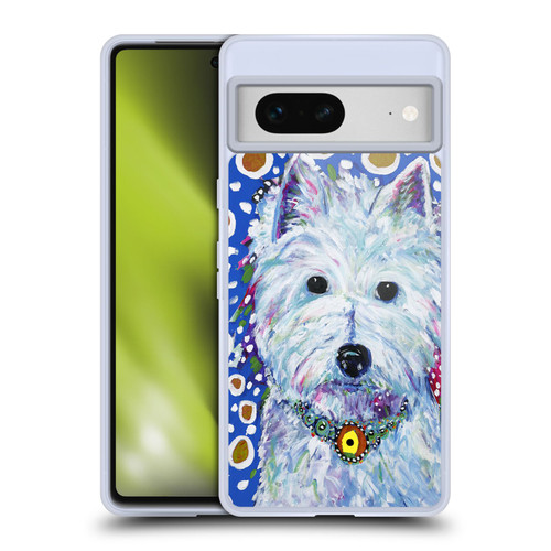 Mad Dog Art Gallery Dogs Westie Soft Gel Case for Google Pixel 7