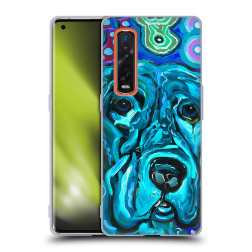 Mad Dog Art Gallery Dogs Aqua Lab Soft Gel Case for OPPO Find X2 Pro 5G