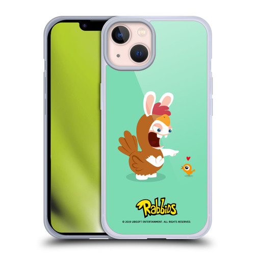 Rabbids Costumes Chicken Soft Gel Case for Apple iPhone 13