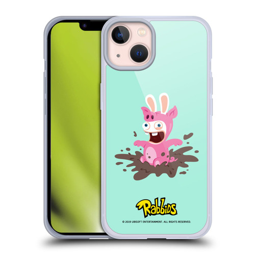 Rabbids Costumes Pig Soft Gel Case for Apple iPhone 13