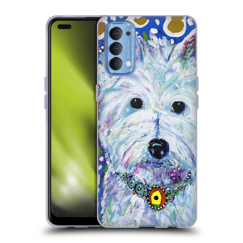 Mad Dog Art Gallery Dogs Westie Soft Gel Case for OPPO Reno 4 5G