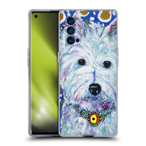 Mad Dog Art Gallery Dogs Westie Soft Gel Case for OPPO Reno 4 Pro 5G