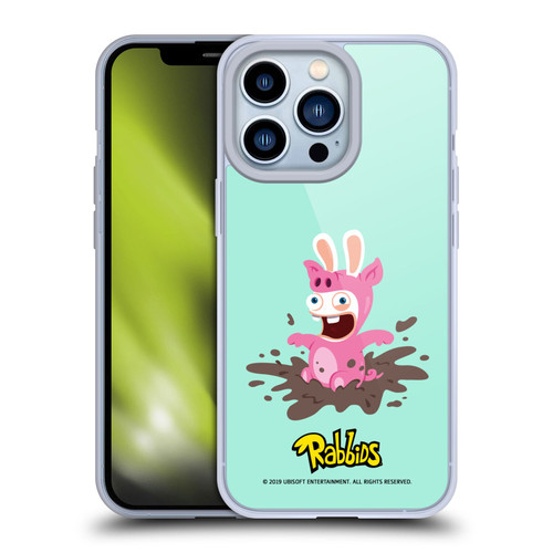 Rabbids Costumes Pig Soft Gel Case for Apple iPhone 13 Pro