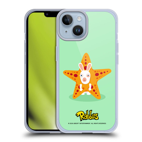 Rabbids Costumes Starfish Soft Gel Case for Apple iPhone 14