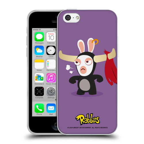 Rabbids Costumes Bull Soft Gel Case for Apple iPhone 5c