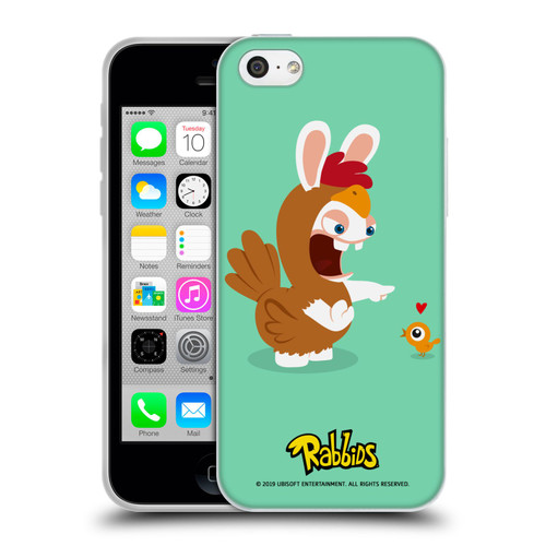 Rabbids Costumes Chicken Soft Gel Case for Apple iPhone 5c