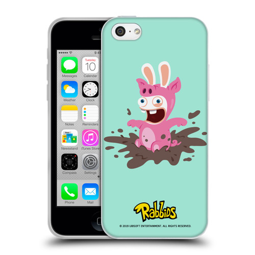 Rabbids Costumes Pig Soft Gel Case for Apple iPhone 5c