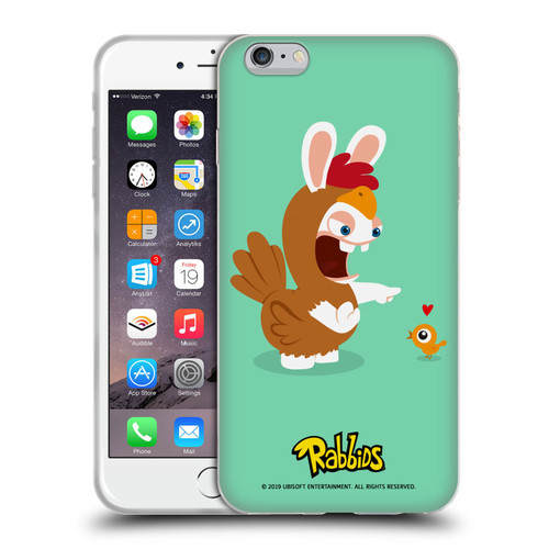 Rabbids Costumes Chicken Soft Gel Case for Apple iPhone 6 Plus / iPhone 6s Plus