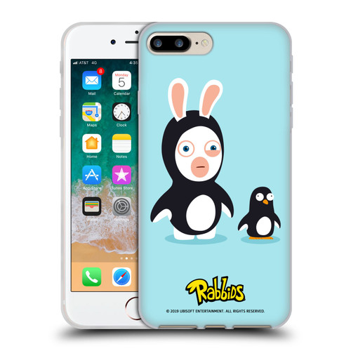 Rabbids Costumes Penguin Soft Gel Case for Apple iPhone 7 Plus / iPhone 8 Plus
