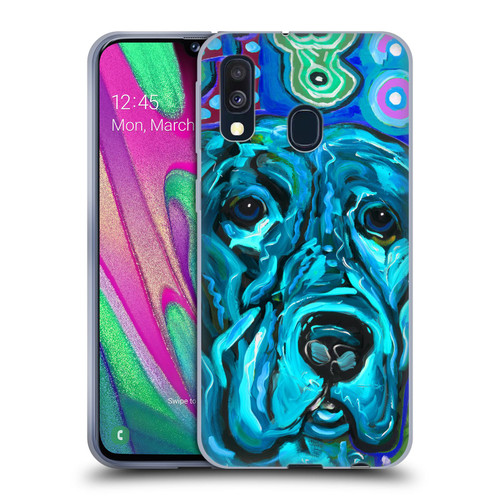 Mad Dog Art Gallery Dogs Aqua Lab Soft Gel Case for Samsung Galaxy A40 (2019)