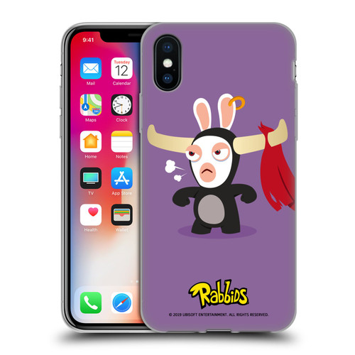 Rabbids Costumes Bull Soft Gel Case for Apple iPhone X / iPhone XS