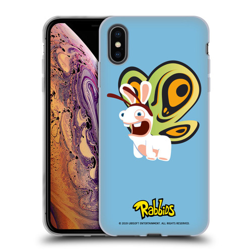 Rabbids Costumes Butterfly Soft Gel Case for Apple iPhone XS Max