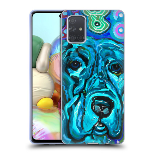 Mad Dog Art Gallery Dogs Aqua Lab Soft Gel Case for Samsung Galaxy A71 (2019)