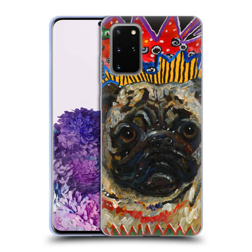 Mad Dog Art Gallery Dogs Pug Soft Gel Case for Samsung Galaxy S20+ / S20+ 5G