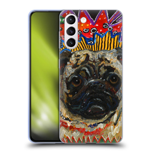 Mad Dog Art Gallery Dogs Pug Soft Gel Case for Samsung Galaxy S21+ 5G